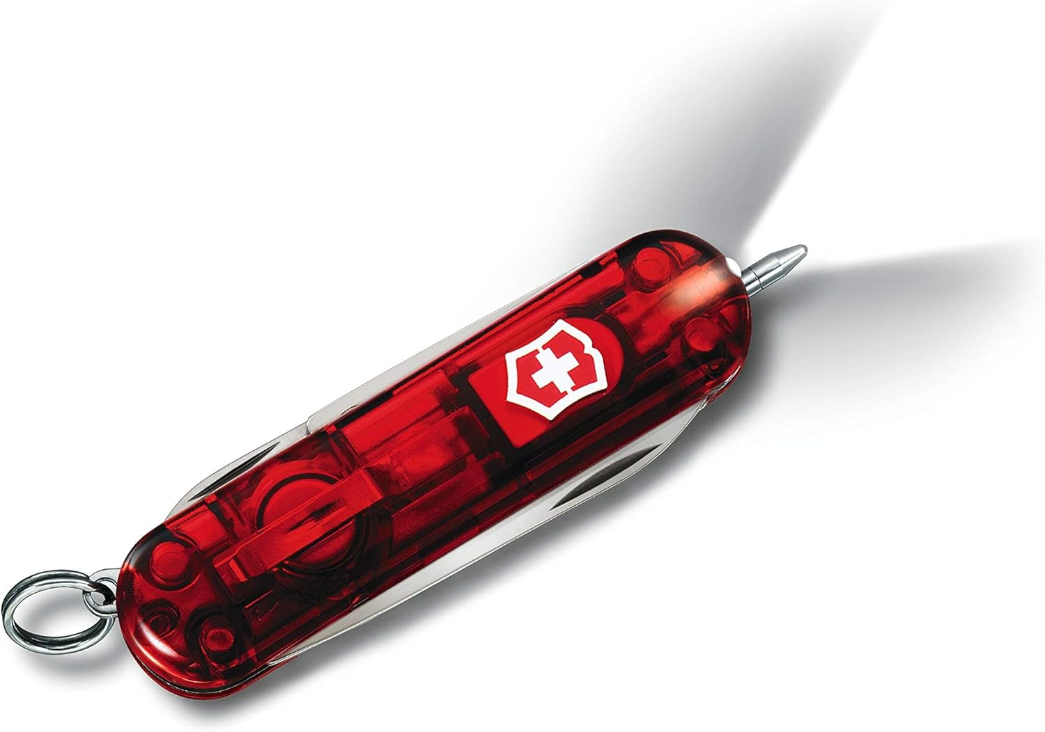 Navaja Victorinox Signature en color rojo traslúcido  o red transparent