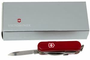 victorinox-midnite-minichamp caja y abierta por cuchilla