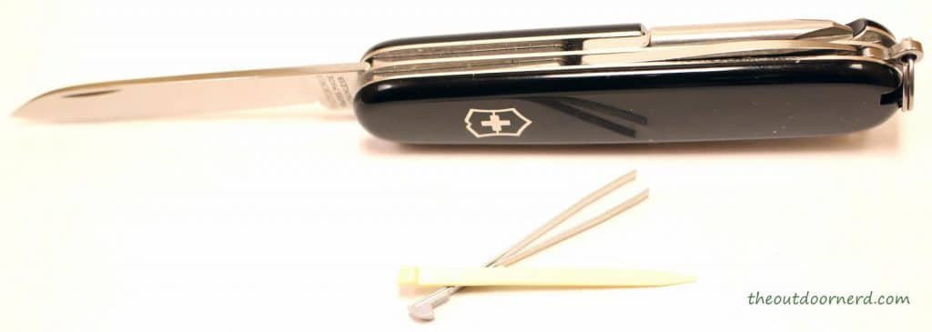Victorinox TINKER  Review, navaja abierta con pinzas y palillo 