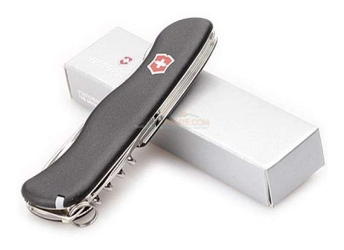 Victorinox PICKNICKER Review en negro sobre caja original  que al contiene
